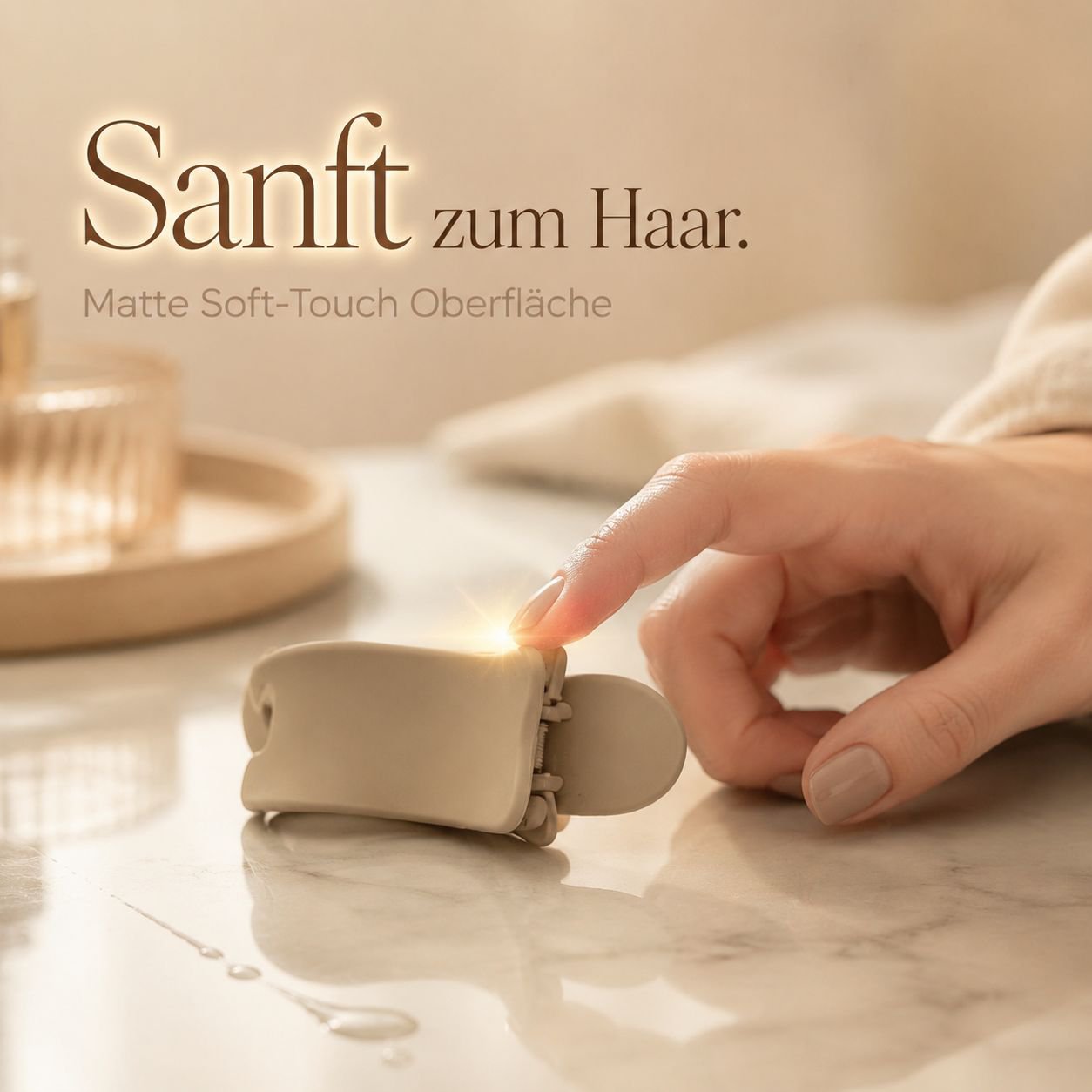 Elegante und künstlerische Haarklammer, speziell für Nackenknoten