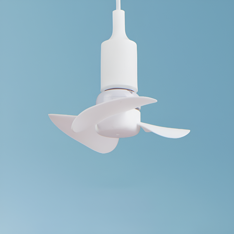 Mini Strong Wind Fan Bulb for Study and Accommodation