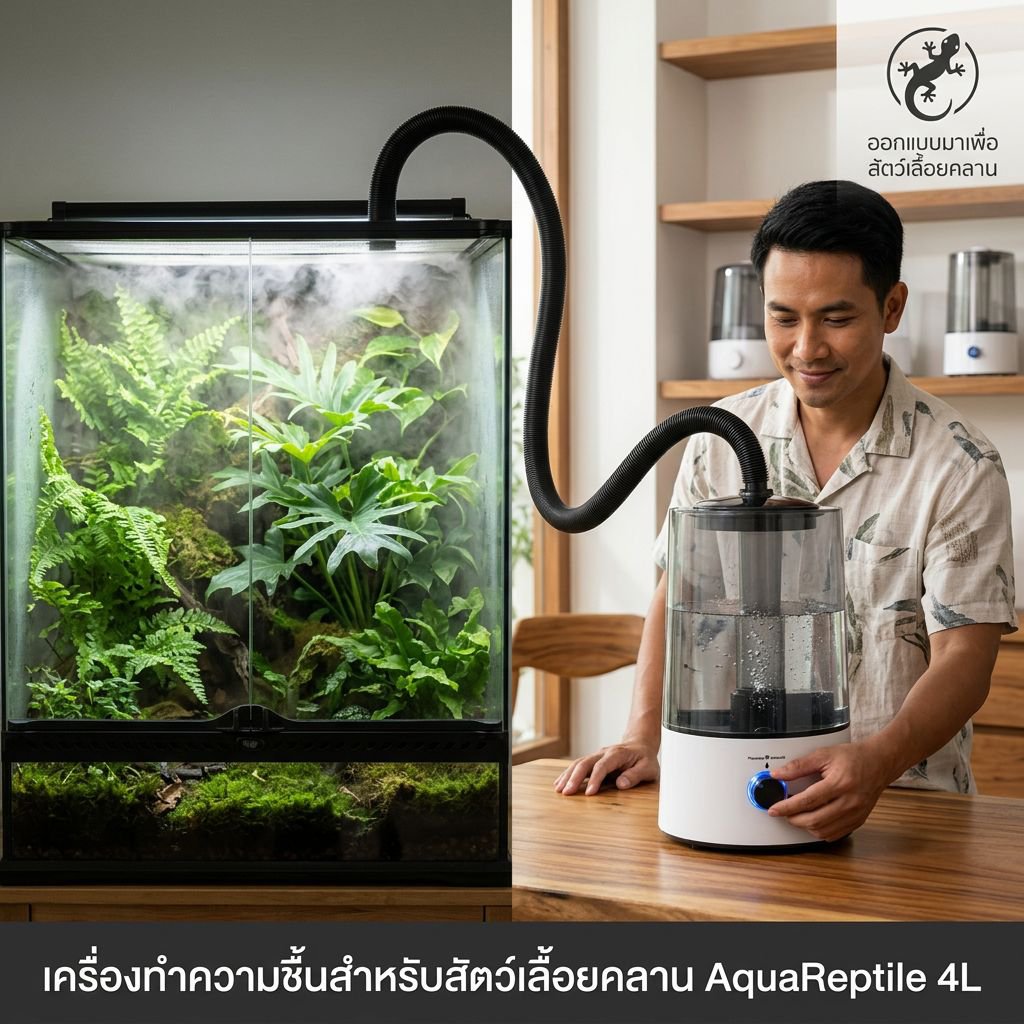 เครื่องเพิ่มความชื้นแบบไร้เสียง