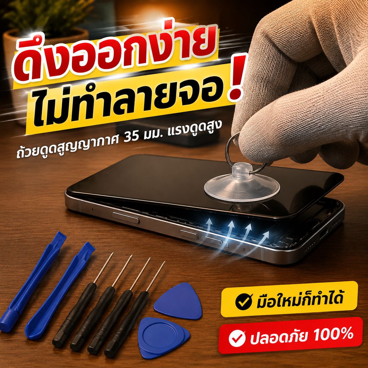 ชุดเครื่องมือแยกโทรศัพท์มือถือ เหมาะสำหรับงานซ่อมโทรศัพท์
