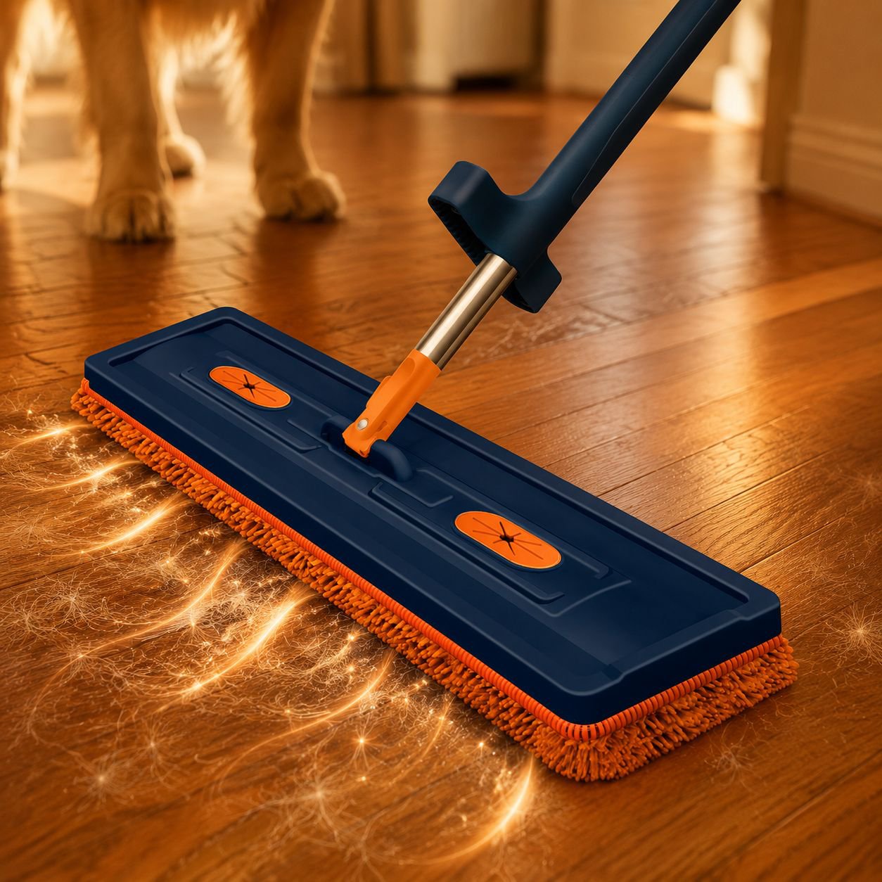 Lazy Flat Mop Hands-Free Dry and Wet Home Removable Mop