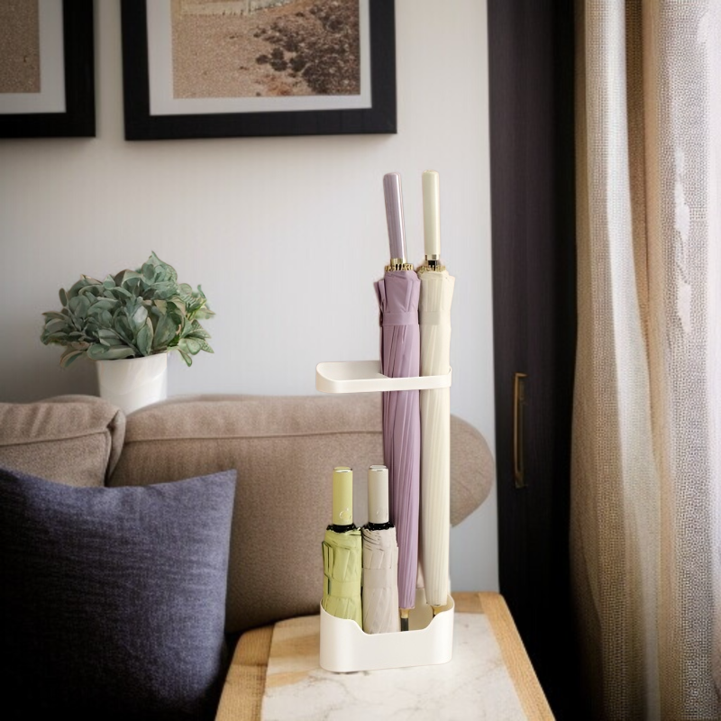 다용도 분리형 우산 선반 사용 예시