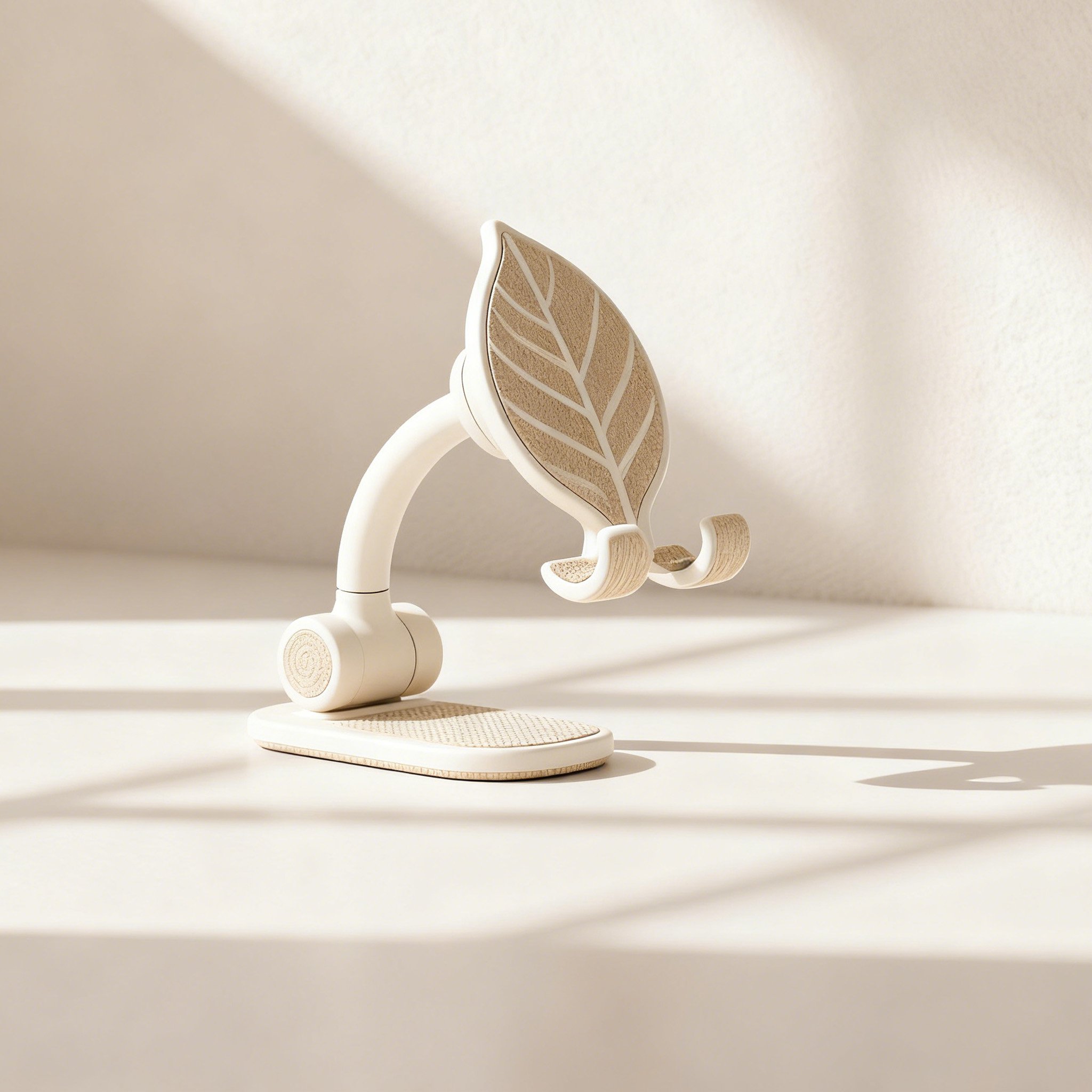 葉っぱデザインのシリコン携帯スタンド2個セット