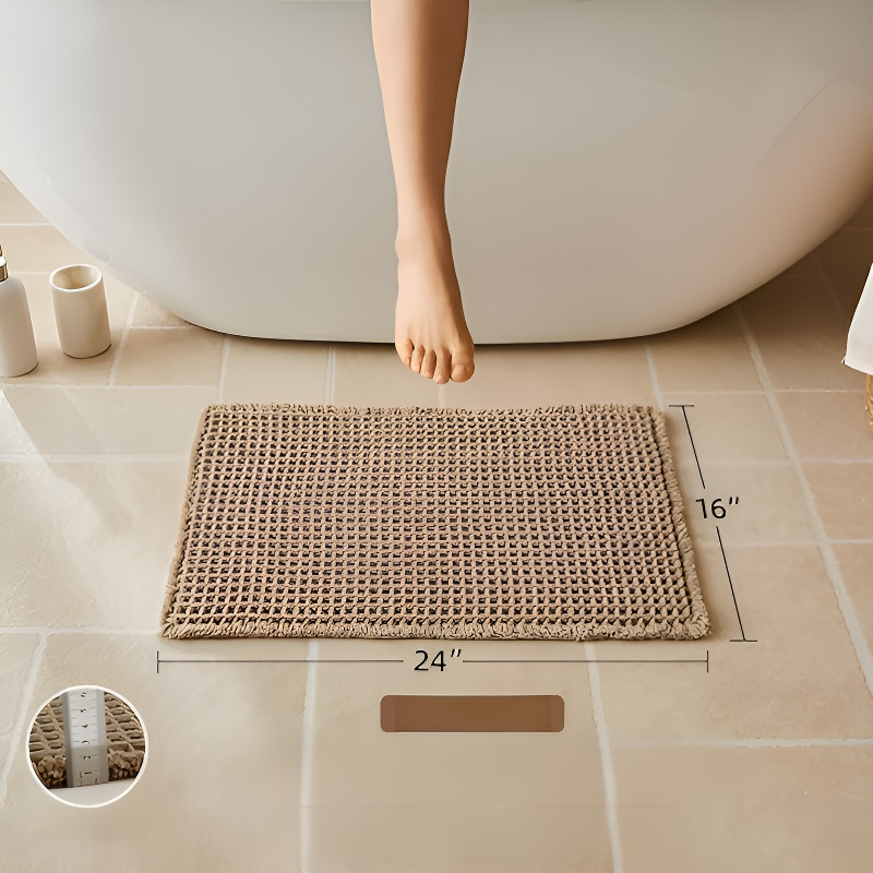 Superchłonna i szybkoschnąca mata łazienkowa z antypoślizgiem do użytku domowego