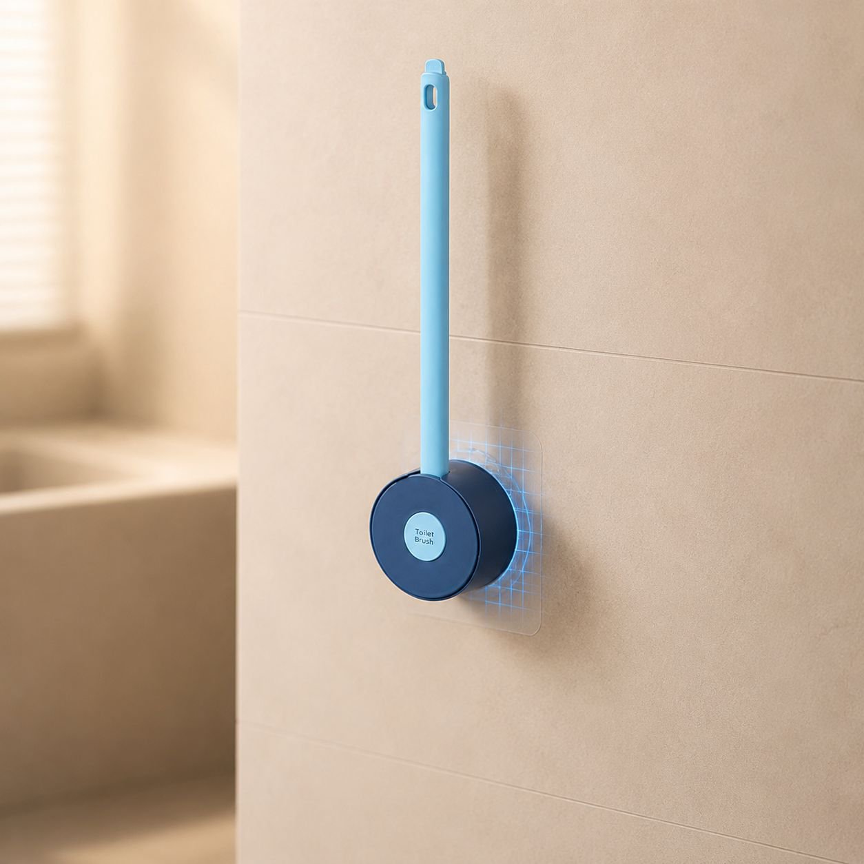 Brosse de toilette en forme de sucette en silicone