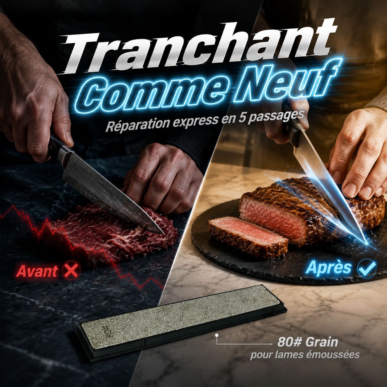 Pierre à aiguiser abrasive diamantée