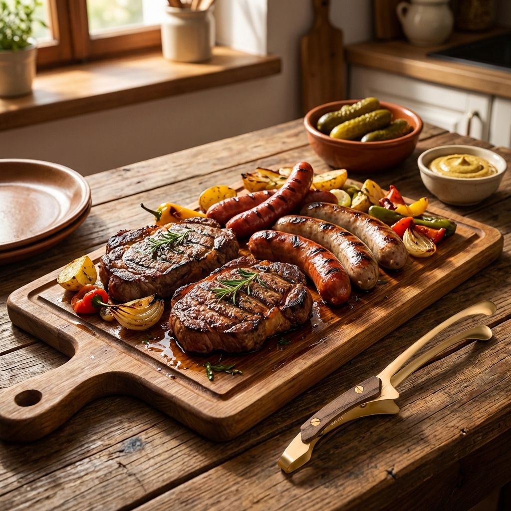 Szczypce do grilla ze stali nierdzewnej