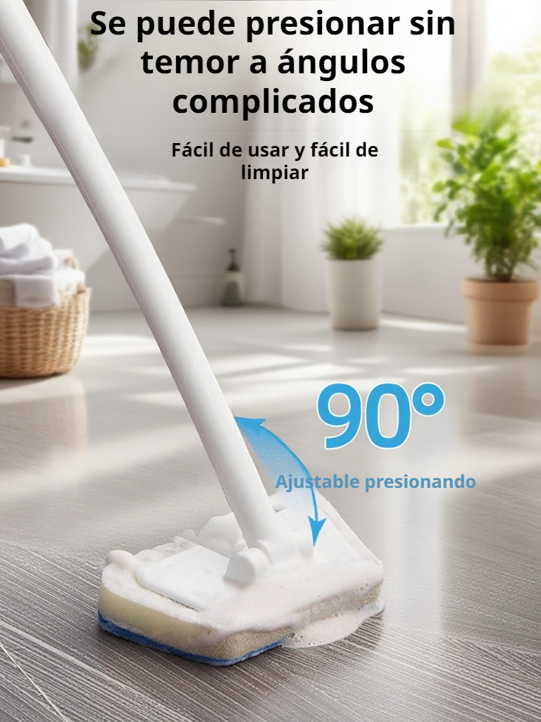 Cepillo de limpieza multifuncional con cabezal de esponja de alta tecnología