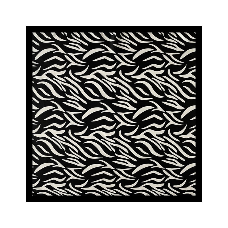 時尚動物條紋絲巾