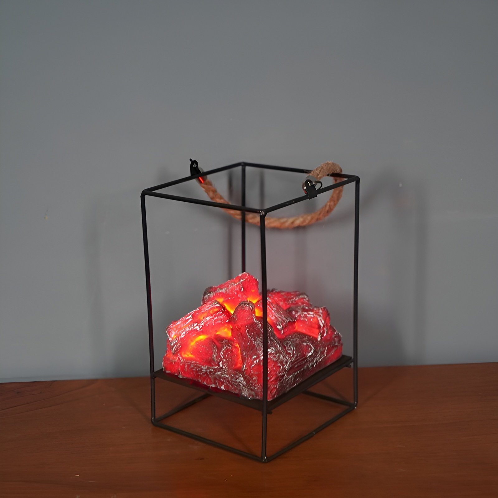 European-style imitation charcoal flame LED decorative light