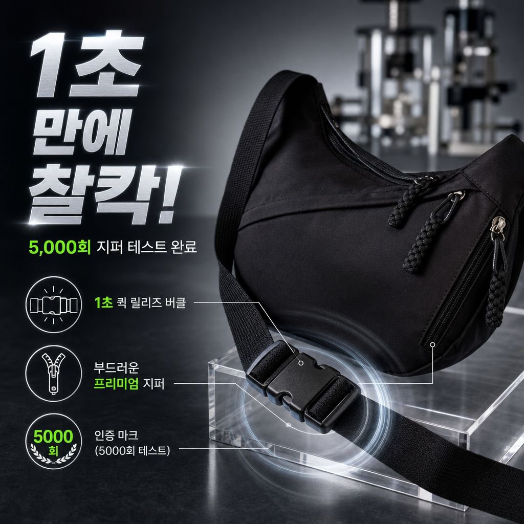 가볍고 대용량 학생용 숄더백