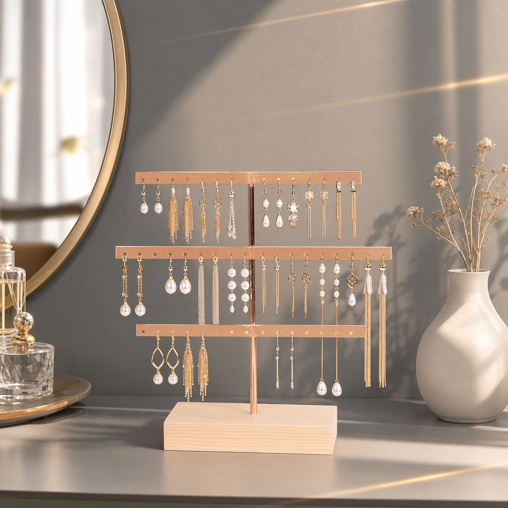 Modernes Schmuckdisplay für Ohrringe und Ohrstecker