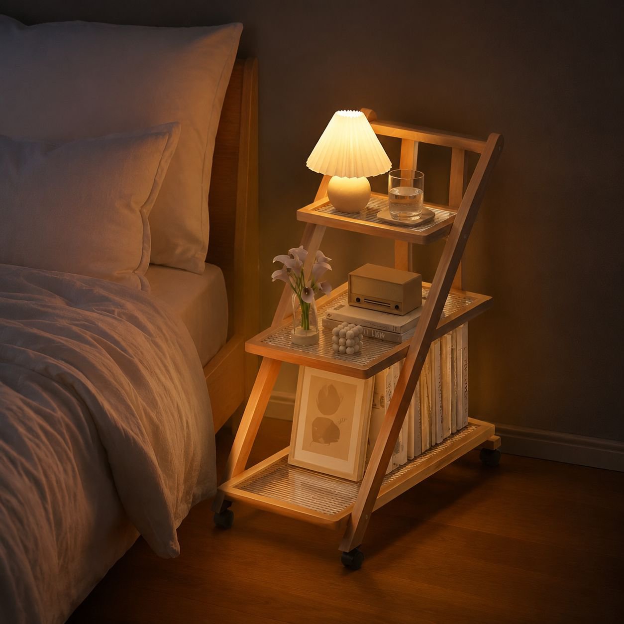 Modern Simple Movable Side Table Bedside Table Sofa End Table Small Corner Table