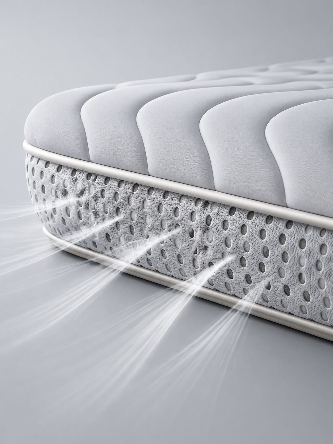Mattress with hypoallergenic materials for dorm use