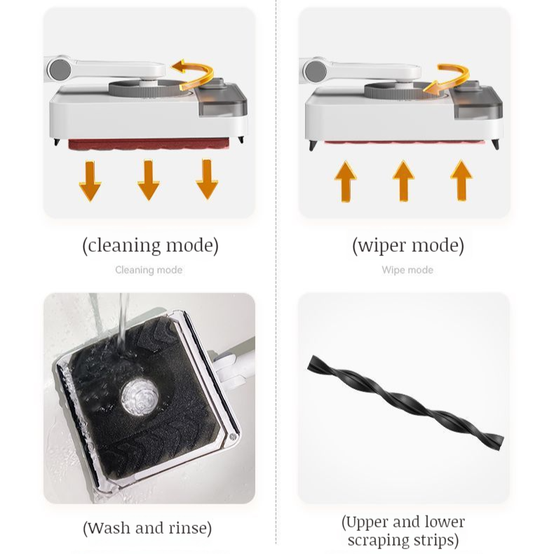 Double-Sided Window Wiper Cleaner