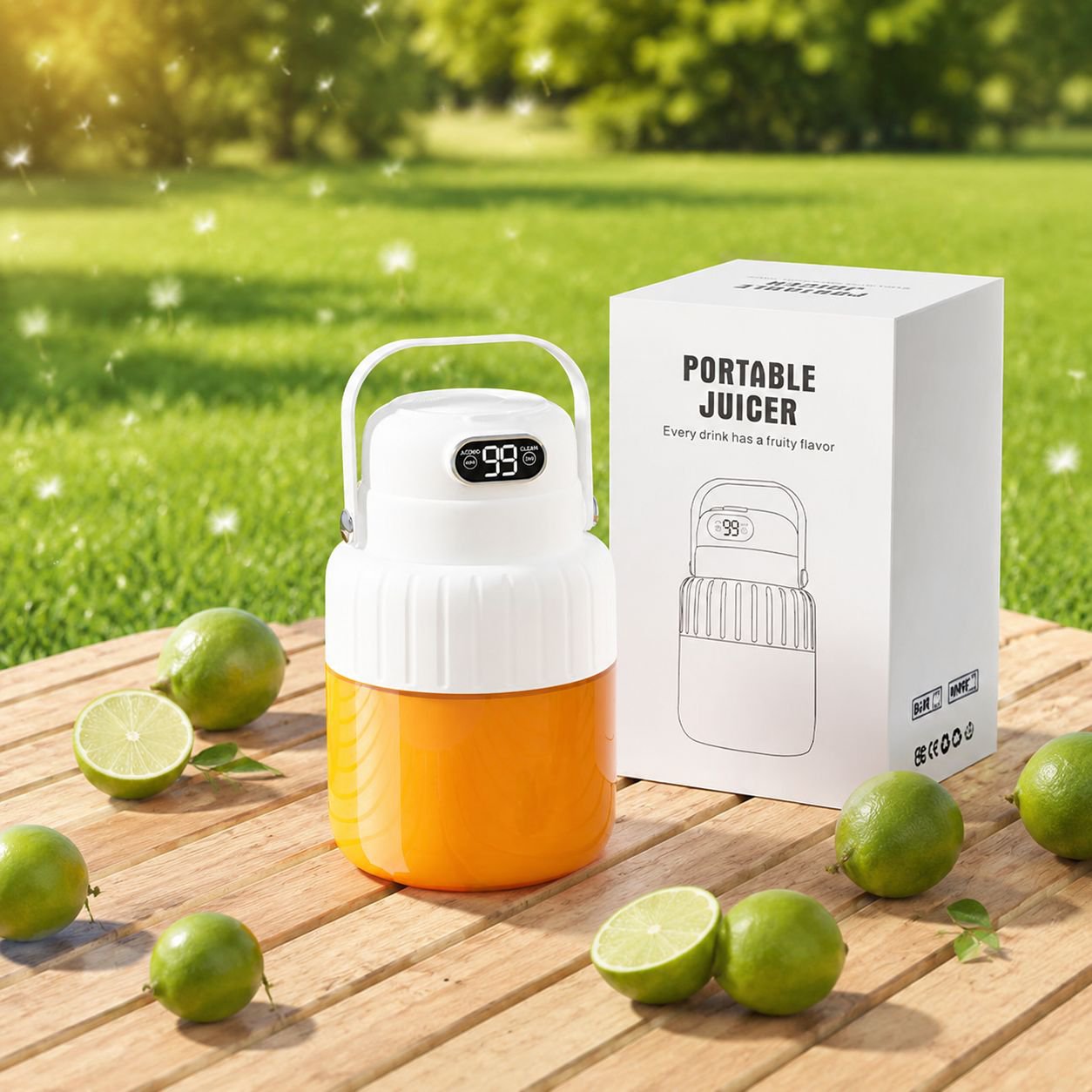 Healthy juice cup with powerful motor