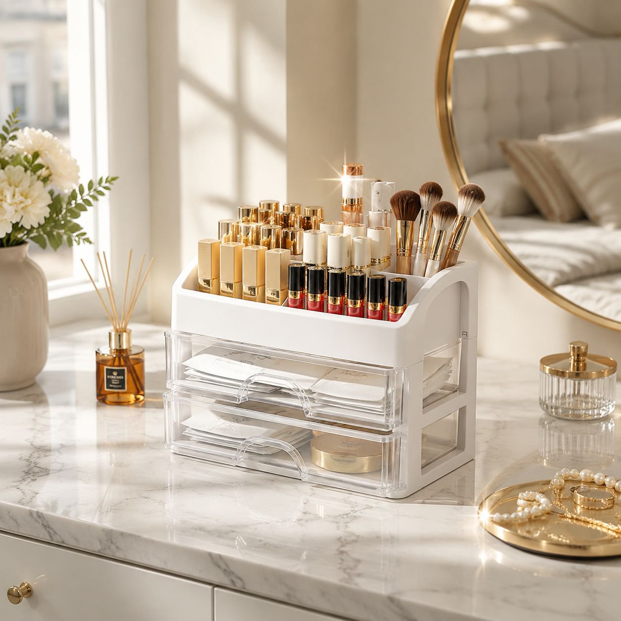 Dustproof Drawer Organizer with Multiple Layers