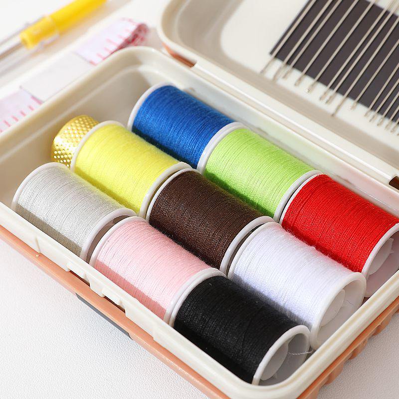 Caja de Costura Portátil de Alta Gama, Herramienta Multifuncional para Estudiantes