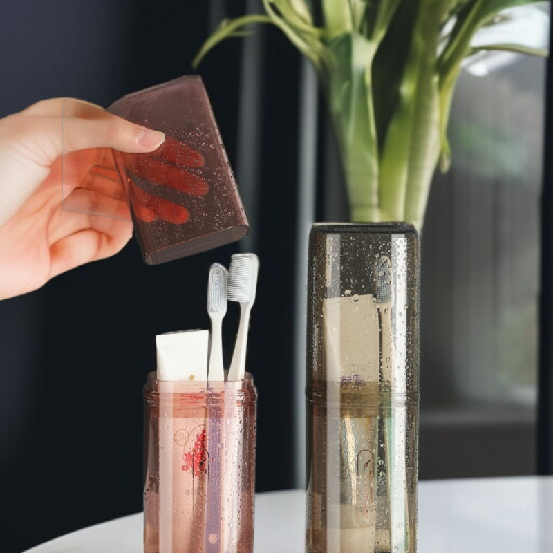 コンパクト収納可能な旅行用歯磨きセット