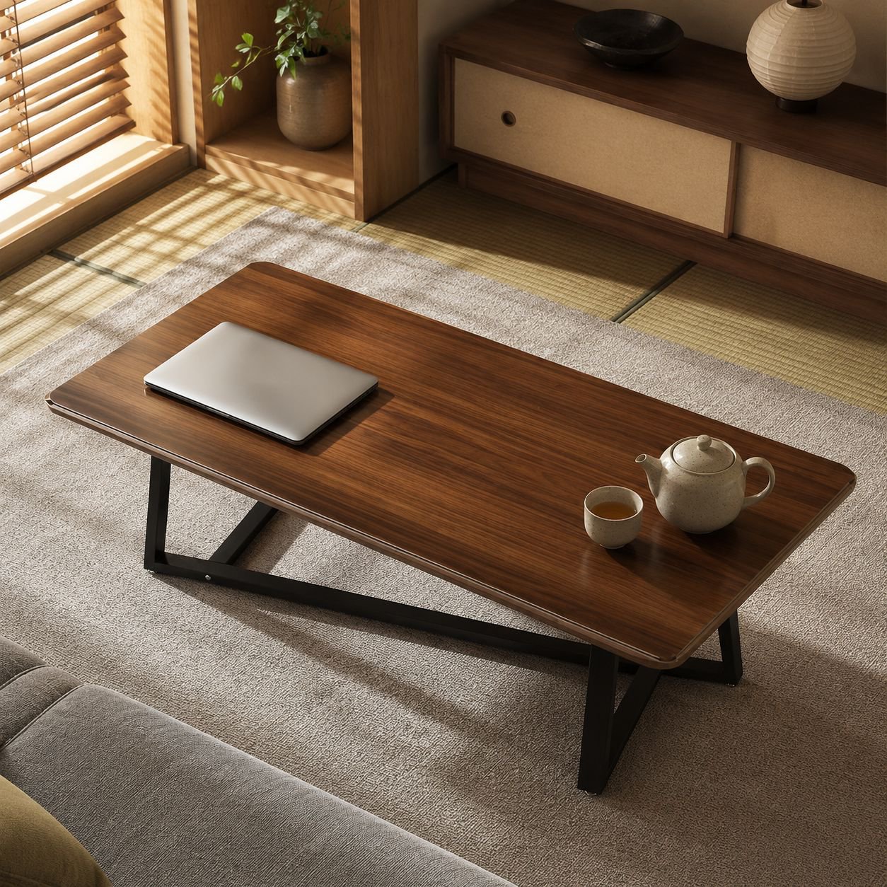 高級ライトオフィス用ティーテーブルの全体画像