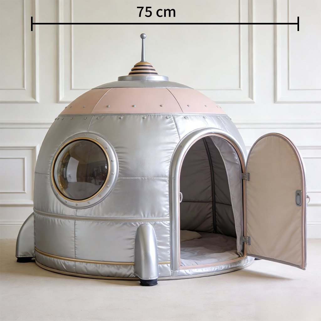 Detalle de la entrada de la tienda de campaña infantil