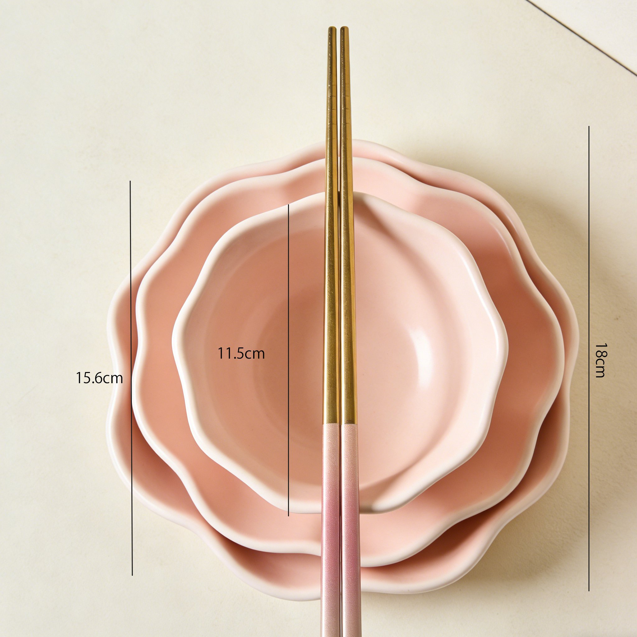 高品質な箸が含まれた食器セット