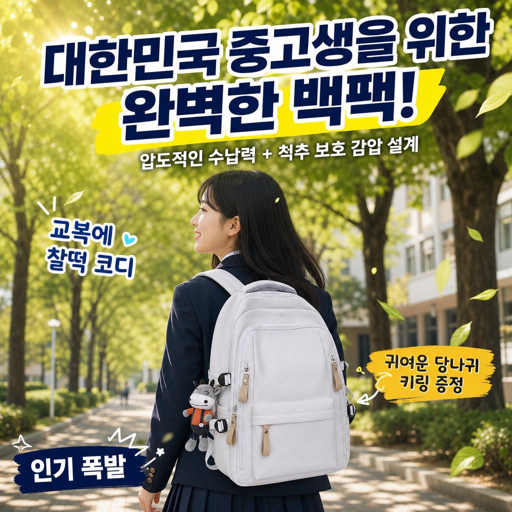 다층 척추 보호 대용량 백팩 2026 신상 학생 여행 가방