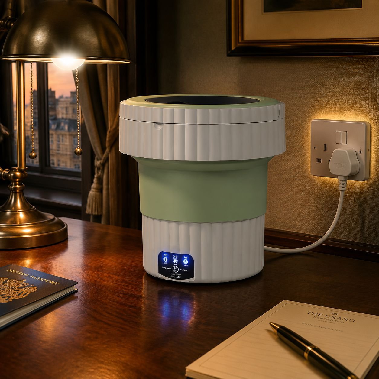 Portable Folding Mini Washing Machine for Underwear - Home Use