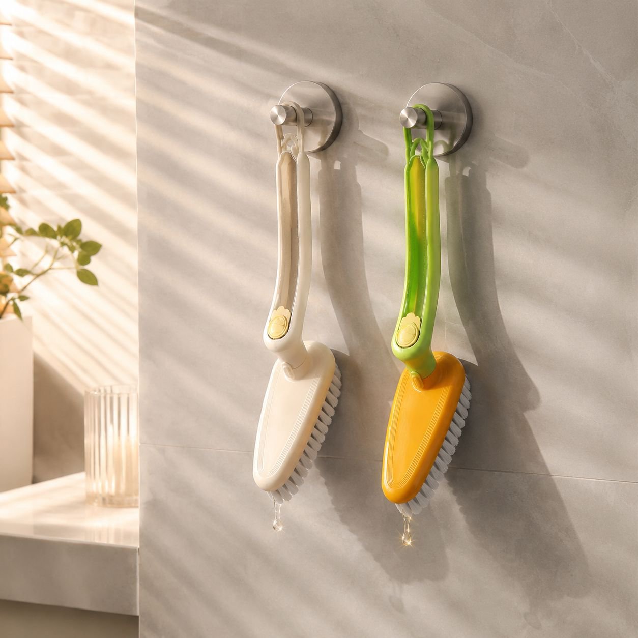 Durable bristles of household stain remover brush