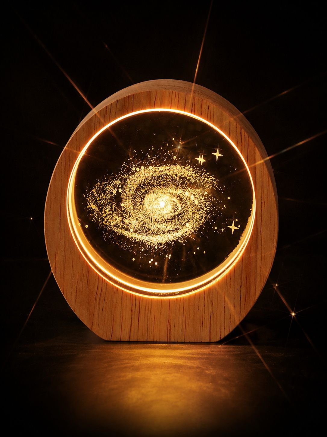 Planet Night Light 3D Crystal Lamp Illuminating Room
