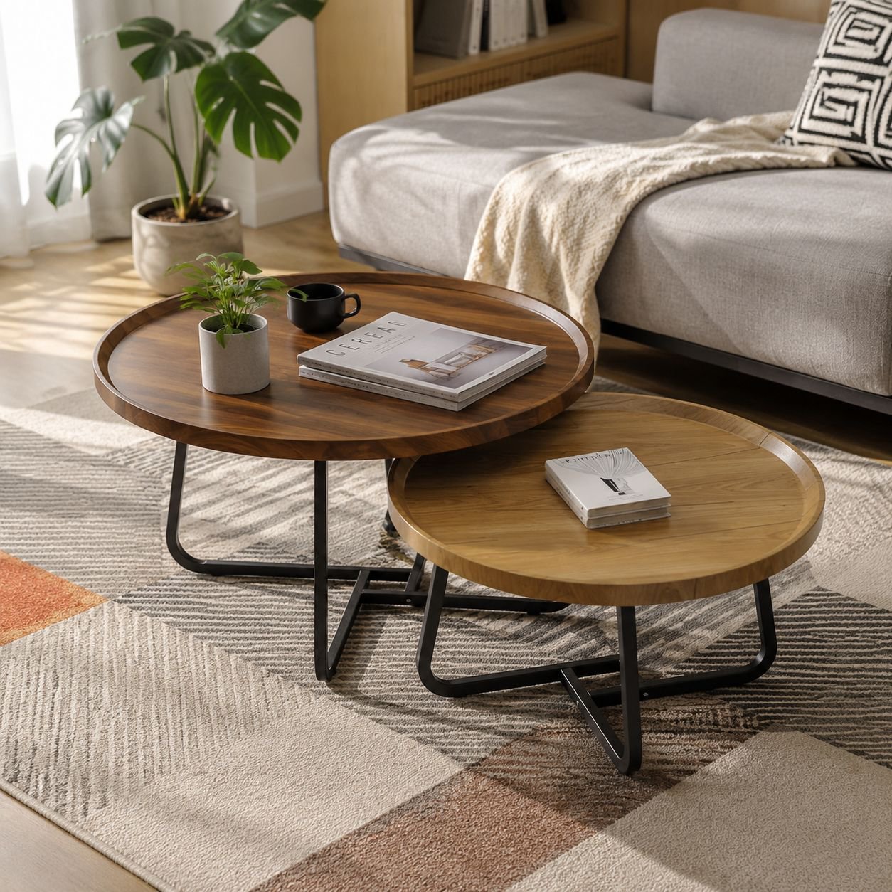 JMY-Nordic light luxury coffee table