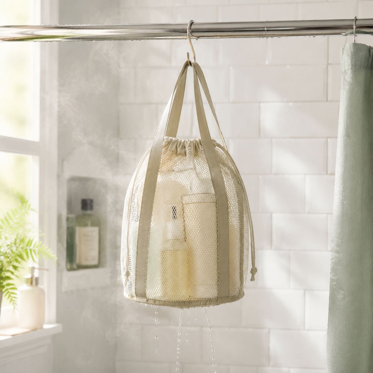 Portable Foldable Mesh Wash Bag