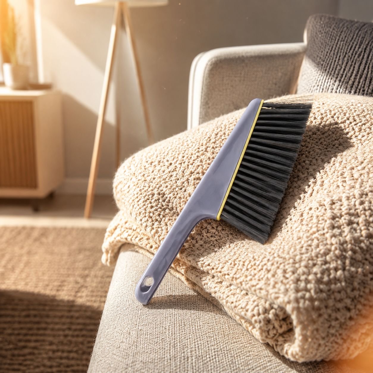 Versatile cleaning brush for home surfaces