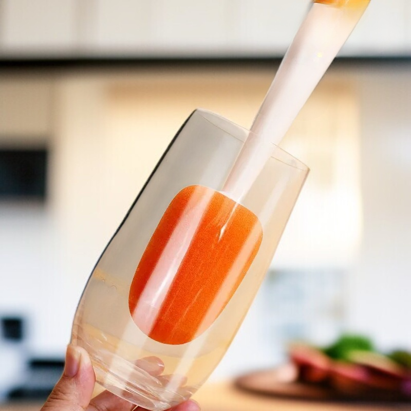 사각컵 청소를 위한 긴 손잡이 브러쉬