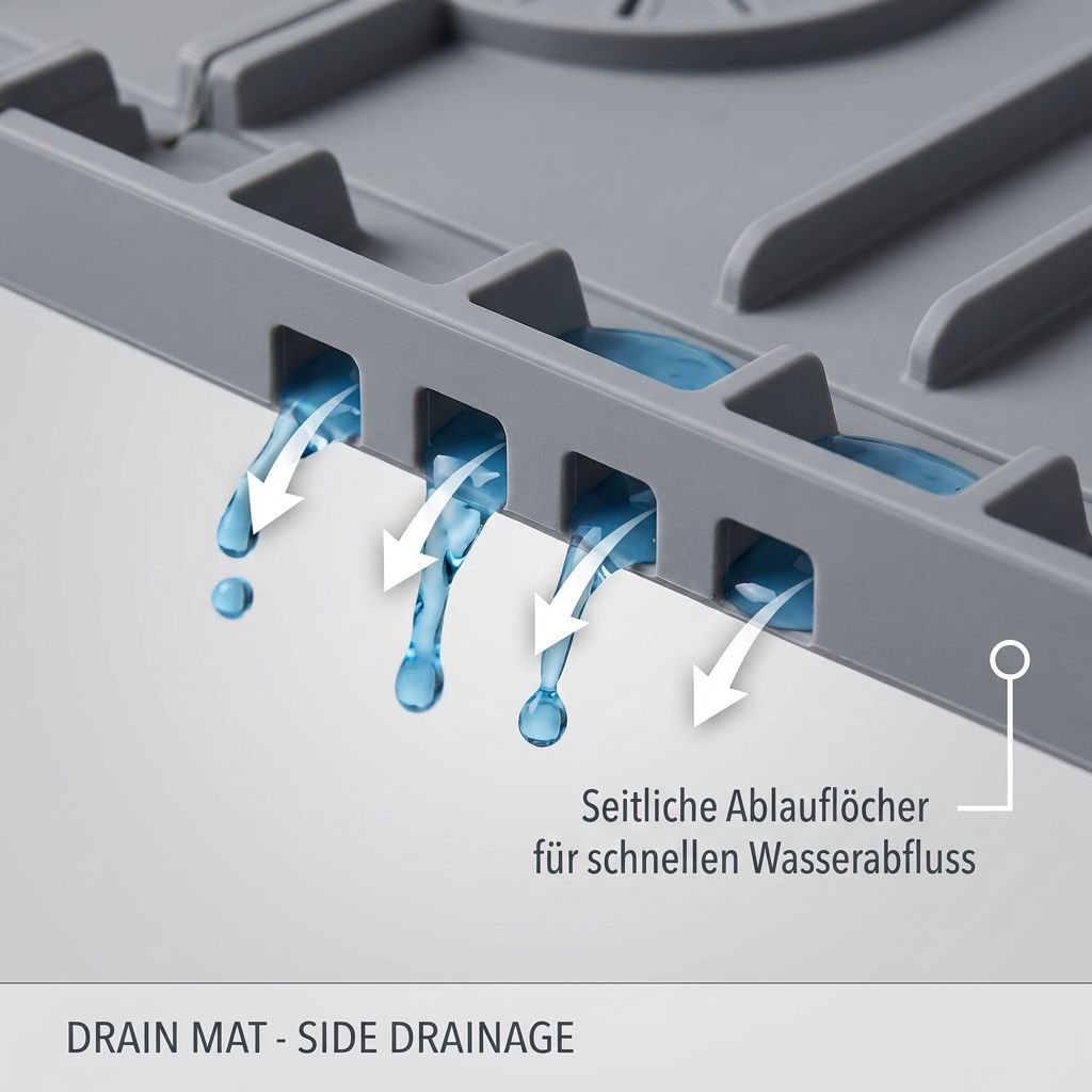 Silikon-Wasserhahn-Ablaufdichtung