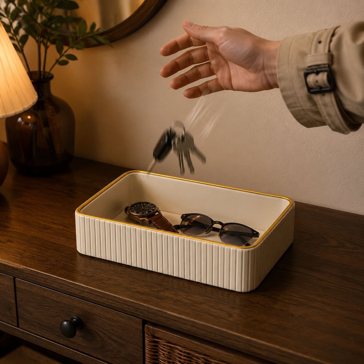 Storage Basket for Entryway