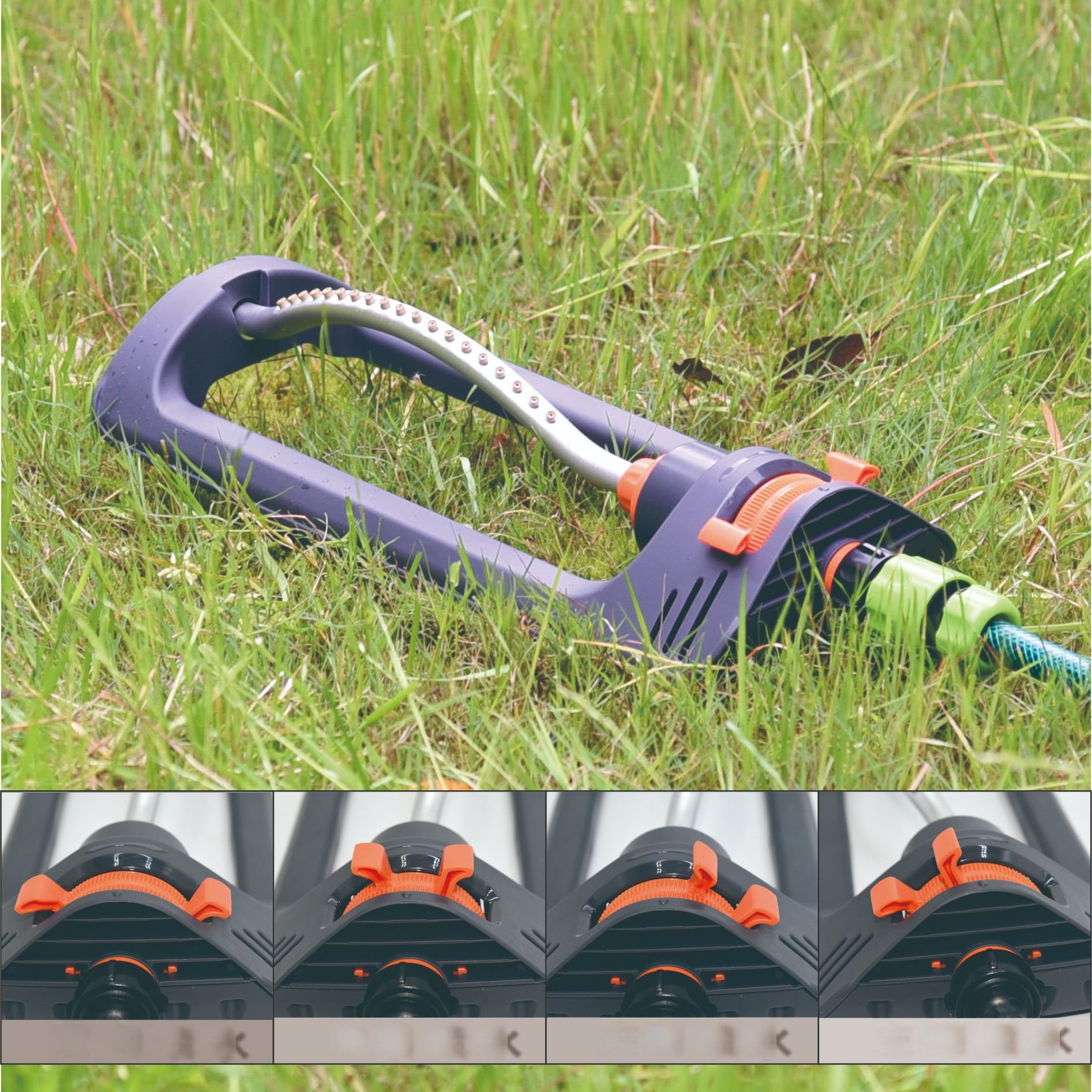 Automatic swing sprinkler