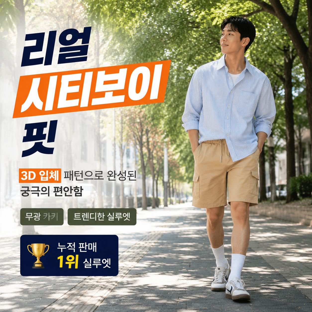 남성 빅사이즈 골프 스포츠 반바지 실내용