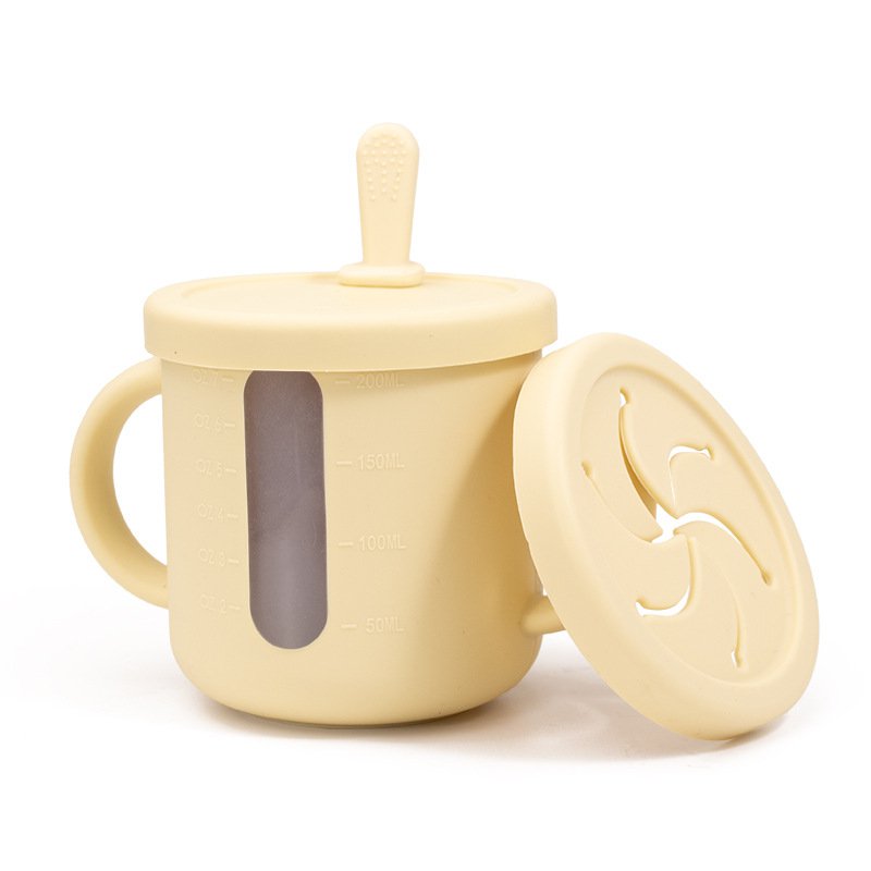 Food-grade transparent silicone cup