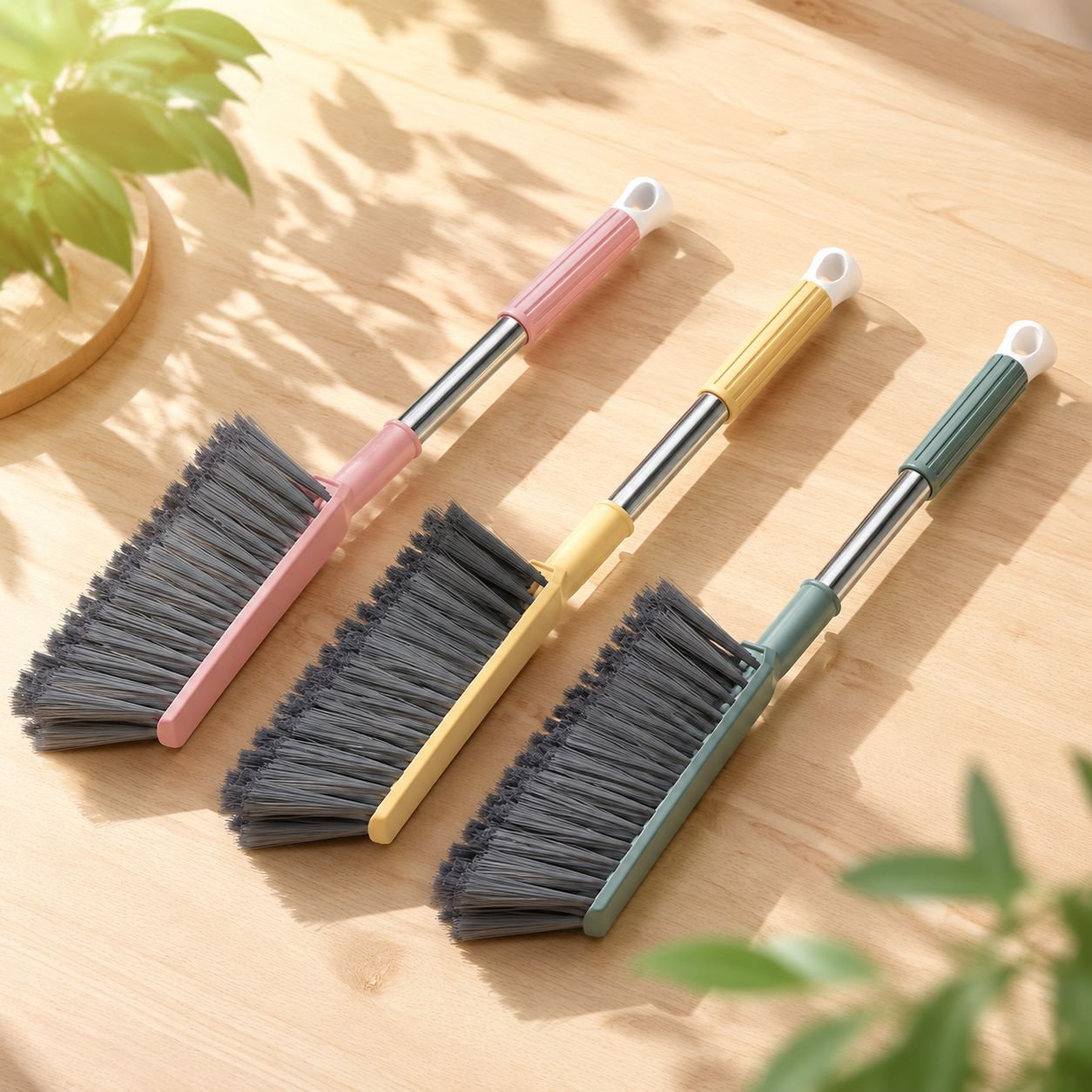 Multi-purpose long handle cleaning brush