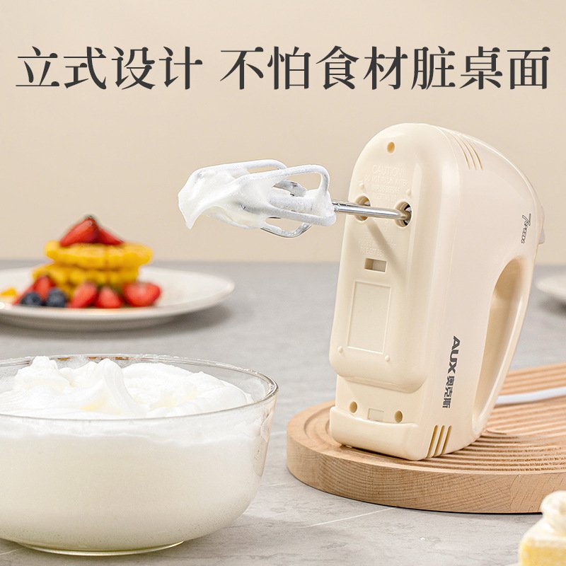 奥克斯电动打蛋器家用小型手持式烘焙奶油机打发器细腻多功能烘焙
