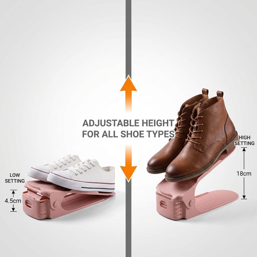 Neuer verstellbarer Schuhschrank und Schuhregal