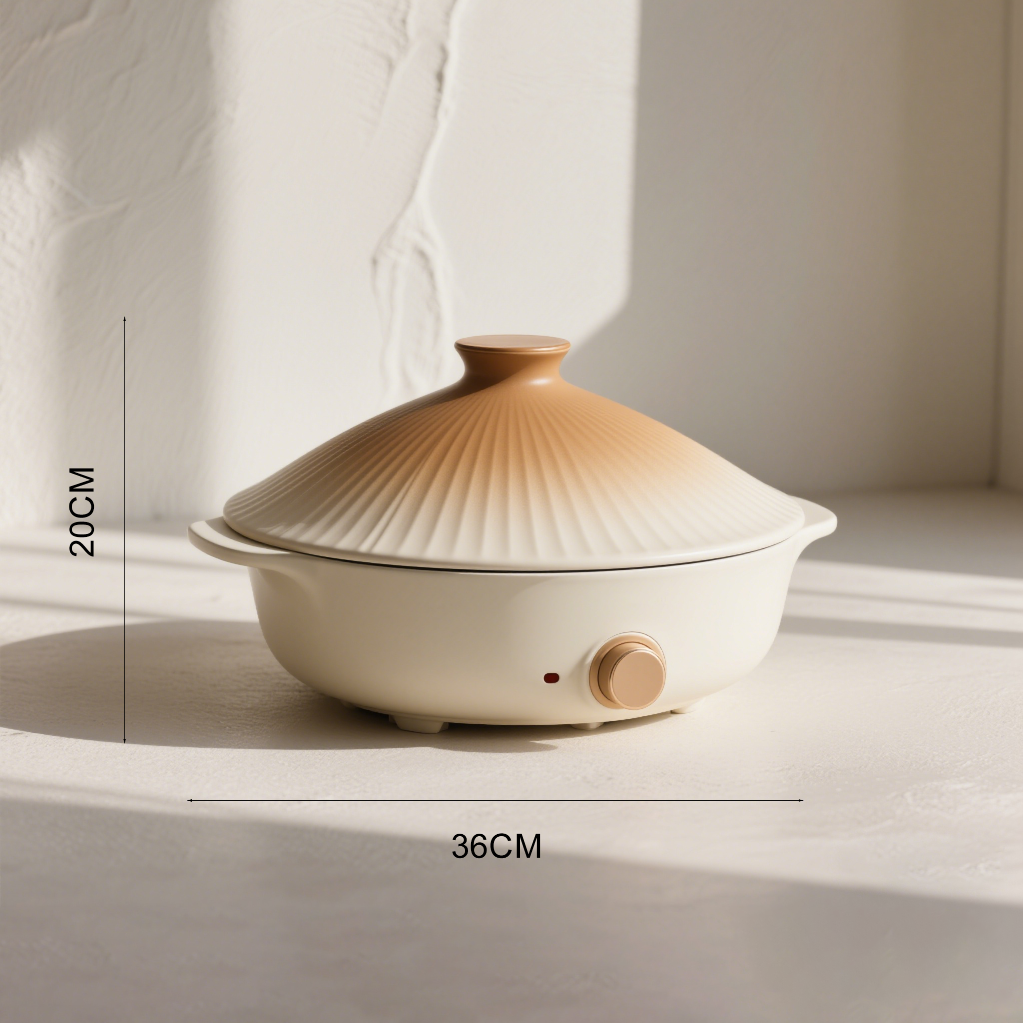 슬로우쿠커로 조리된 건강한 요리