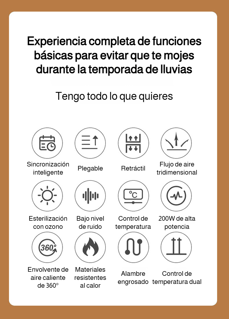 Secador de zapatos inteligente colocado sobre un par de zapatillas deportivas