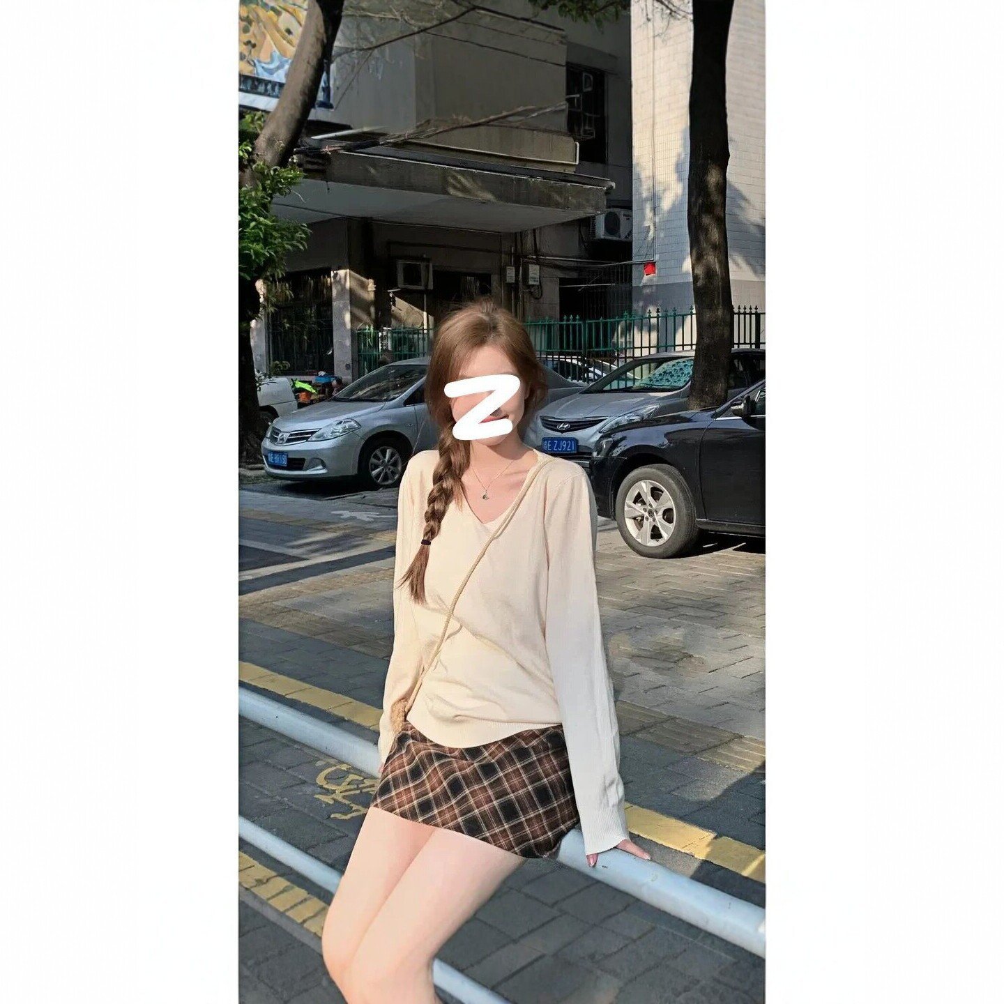 韓国風 秋冬 レディース Vネック 長袖 ニット セーター ゆったり 無地 ベーシック インナー トップス