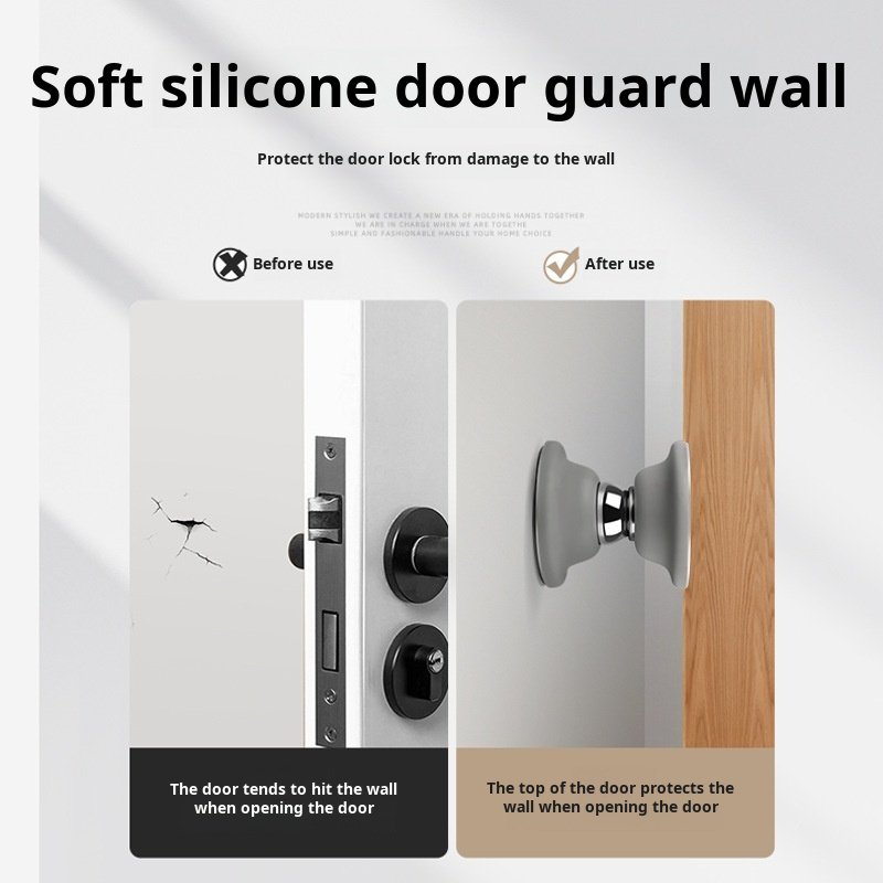 Shortpunch Door Suction Stopper – Wall-Mounted Door Protector