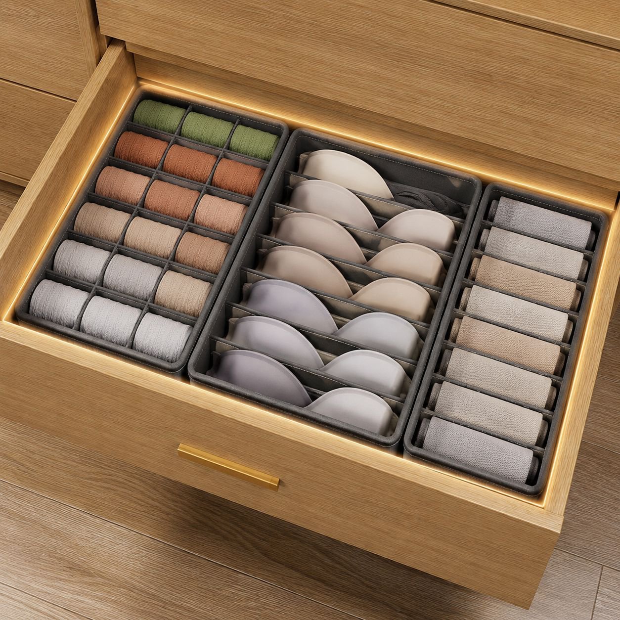Multifunctional Compartmentalized Storage Box