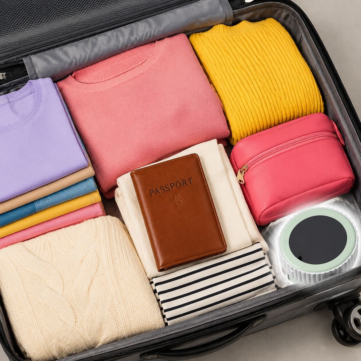Lightweight portable washing machine for travel and home