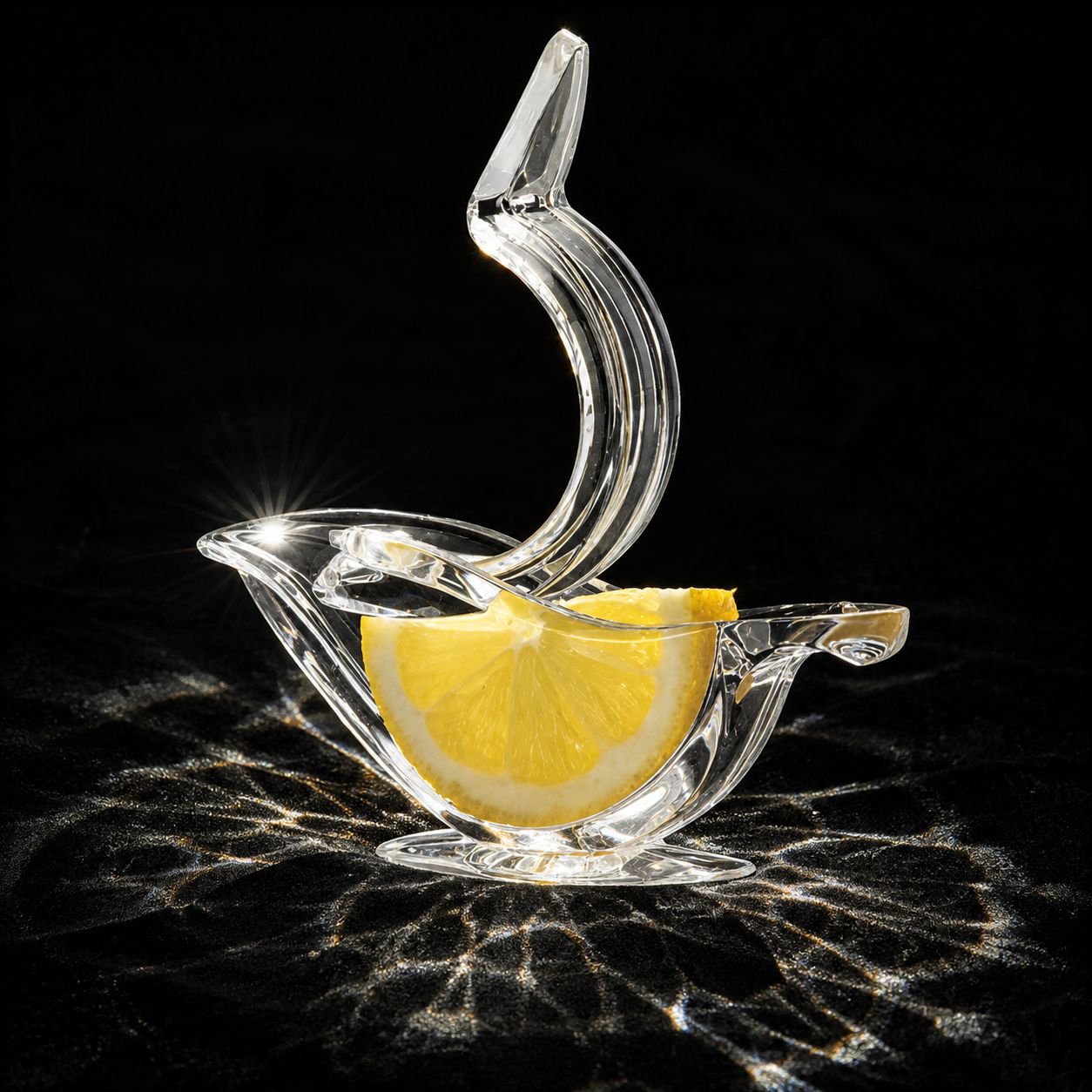 Portable Small Fruit Juicer Lemon Juicer Lemon Clip Transparent Plastic Juice Cups