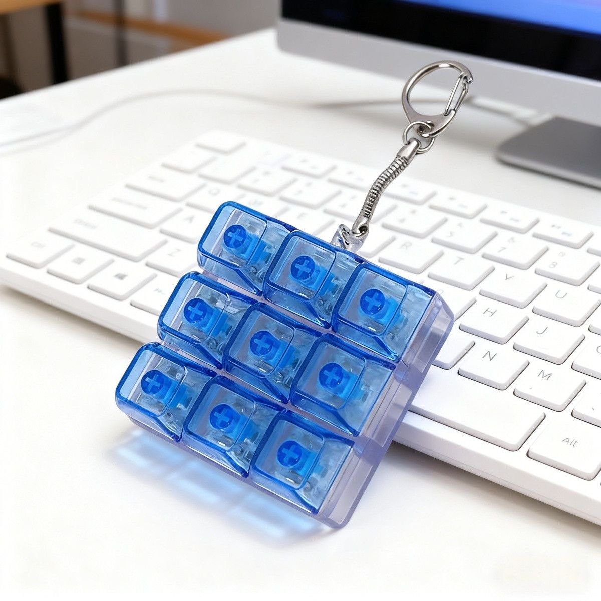 Transparent Press Pendant